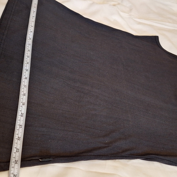 Leopards & Roses Sleeveless black cotton top t-shirt tunic XL - Picture 11 of 12